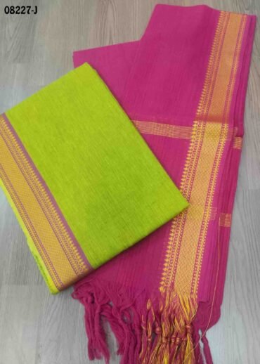 Lavanya 08227-J ParrotGreen Color Cotton Salwar Material CM1426226 (LR4C)