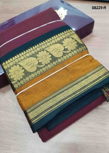 Rashmika - 08229-H  Maroon  Color Trendy Chettinad Cotton Saree CM1449000 (LR4C)