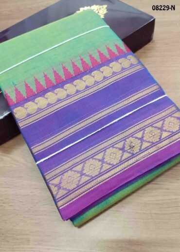 Samantha - 08229-N  Green  Color Trendy Chettinad Cotton Saree CM1449000 (LR4C)