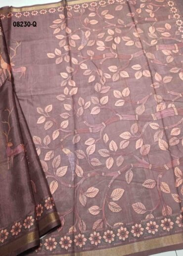 Radhika - 08230-Q  Blushred  Color Excellent Fancy Cotton Saree CM1441510 (LR4C)