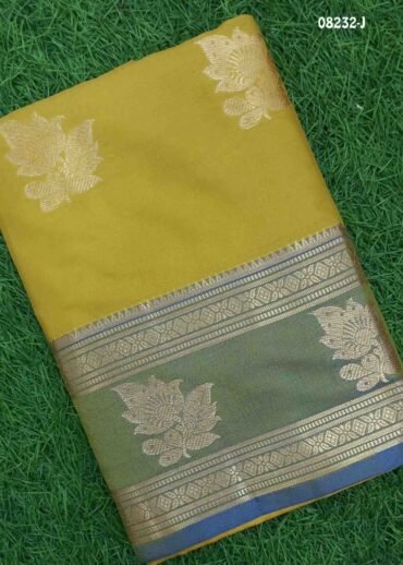 Priyadharshini - 08232-J Yellow Color Traditional Chanderi Cotton Silk Saree CM1452513 (LR4B)