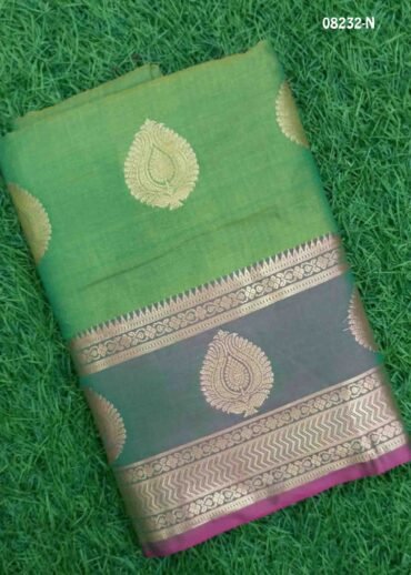 Priyadharshini - 08232-N  Green Color Traditional Chanderi Cotton Silk Saree CM1452513 (LR4B)