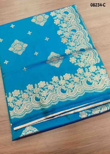 Manimegalai - 08234-C  SkyBlue Color Traditional Banaras Saree CM1449489 (RR1B)