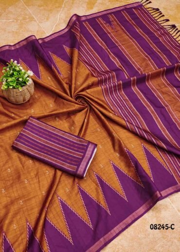Medimix  08245-C  Mustared Color Trendy Fancy Cotton  Saree CM1452335 (RR3D)