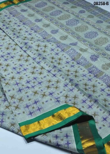 Narmatha-  08258-B  Green  Color Trendy Pure Cotton  Saree CM1448244 (RR3B)