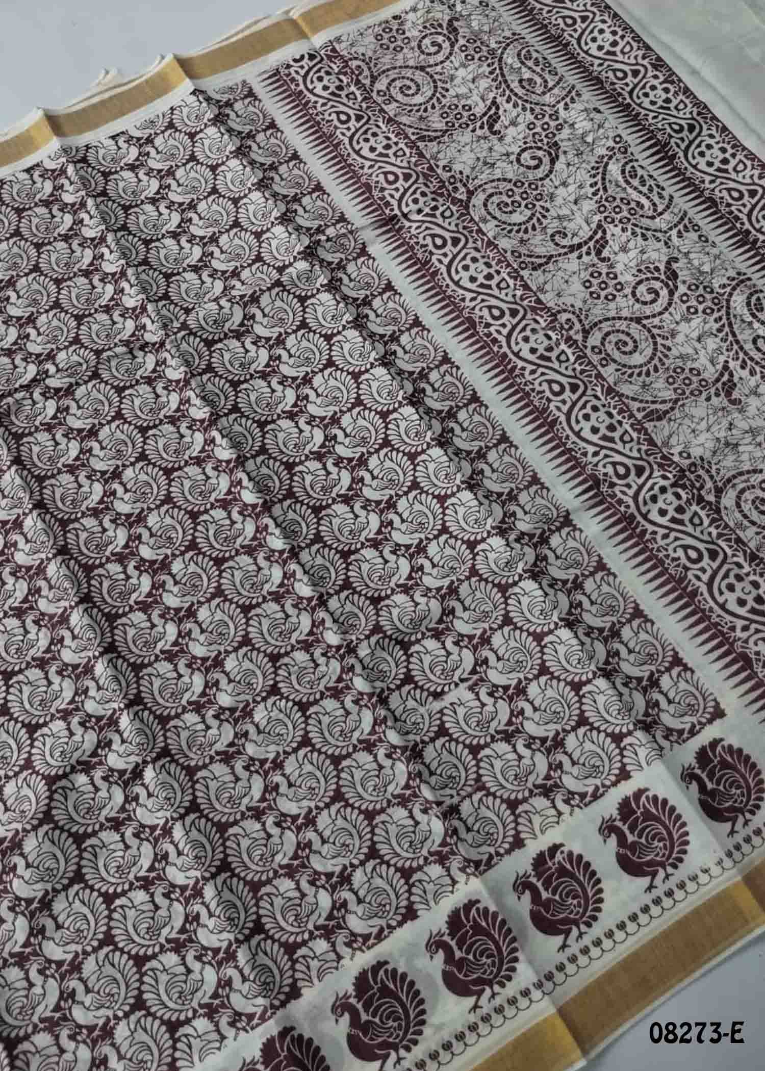 Kowsalya-08273-E Purple Color Poly Cotton Saree CM1455627 (RR3C)