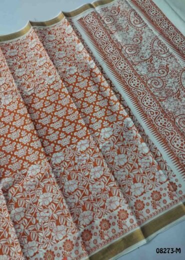 Kowsalya-08273-M  Halfwhite  Color Poly Cotton Saree CM1455627 (RR3C)