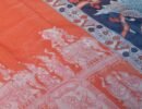 Sujitha-  08716-D Orange  Color Excellent  Linen Cotton  Saree CM1443582  (RR3C)