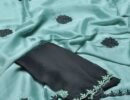 Janani-  08710-B  Pistagreen  Color Excellent  Black Rangoli Saree CM1458247 (RR3C)