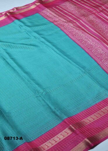 Juliee-  08713-A  Cyan  Color Excellent  Fancy Cotton Saree CM1447686 (RR3C)