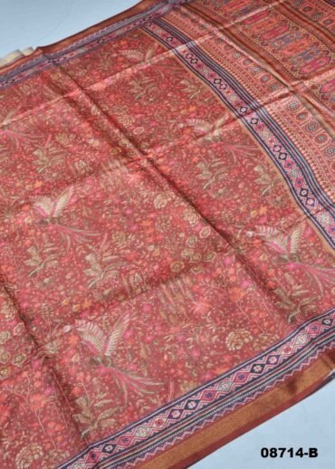 Shalini-  08714-B  Maroon  Color Excellent  Dola Silk  Saree CM1456975 (RR3C)