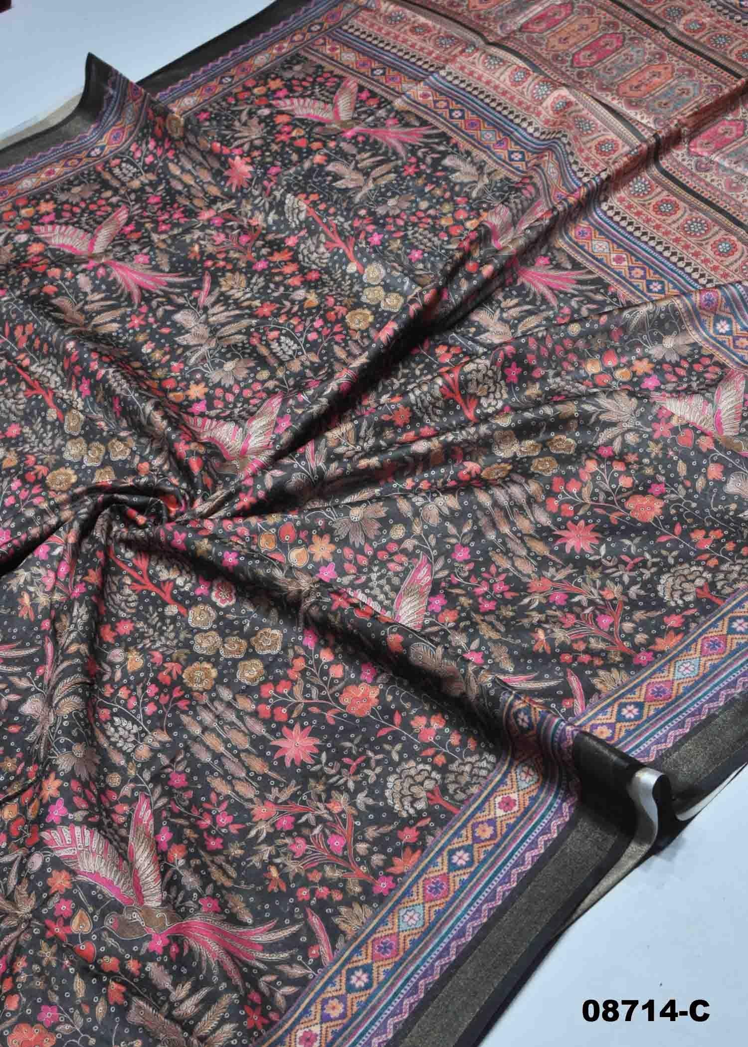 Shalini- 08714-C Black Color Excellent Dola Silk Saree CM1456975 (RR3C)