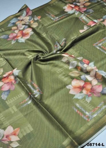 Shalini-  08714-L  Green  Color Excellent  Dola Silk  Saree CM1456975 (RR3C)