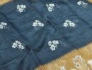 Archana-  08715-A  Black With Mustard  Color Excellent  Linen Cotton  Saree CM1443583  (RR3C)