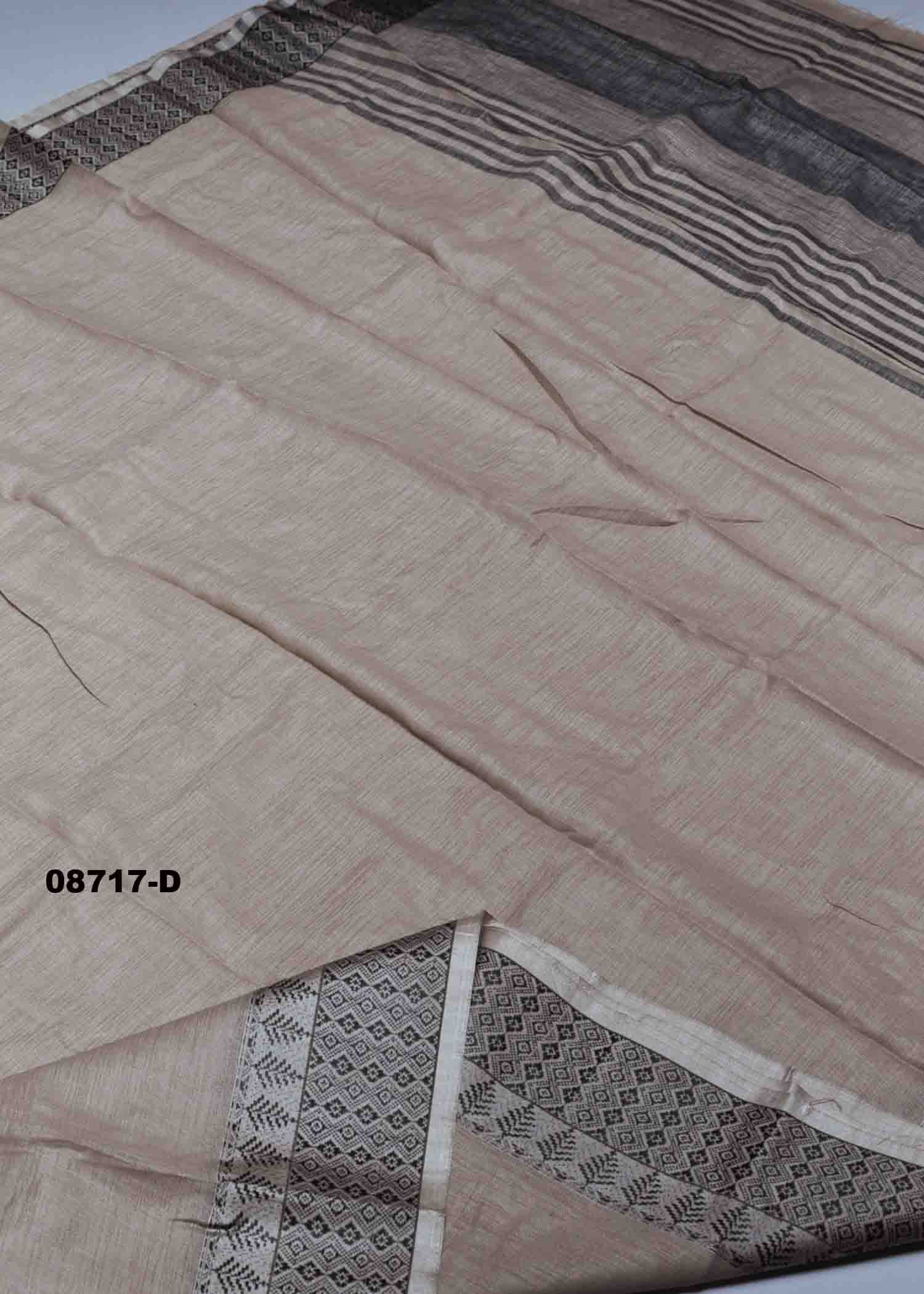 Bhavani- 08717-D Charcoal Color Excellent Fancy Cotton Saree CM1452522 (RR4C)