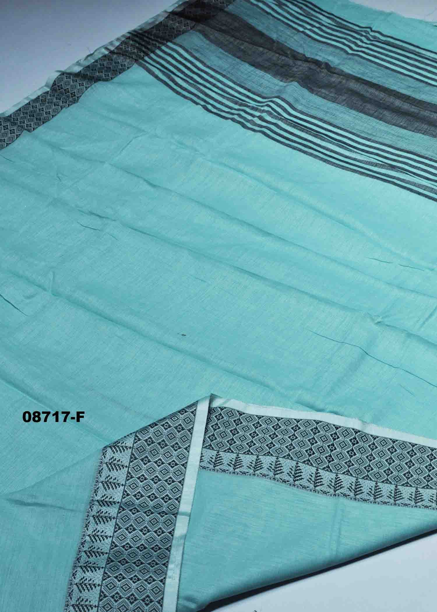 Bhavani- 08717-F Skyblue Color Excellent Fancy Cotton Saree CM1452522 (RR4C)