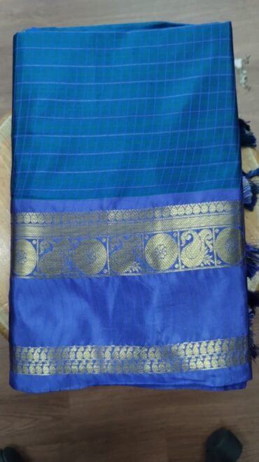 Sariyaa 720-A Blue Colour KalyaniSilk Saree CM1443361