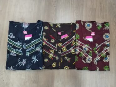 Yamini 08300-A Blue, Brown, Maroon, Colour nighties CM1455676