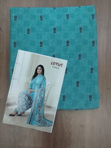 Priyanshi 330-A Cerulean Blue color Synthetic Salwar Material CM1452220