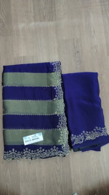 Nayan 2001-B Violet Color Space Silk Saree CM1454312