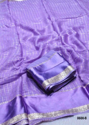 Nandhika -0600-B  Lavander Color Trendy  Viscose Georgette Saree CM1449079 (LR3C)