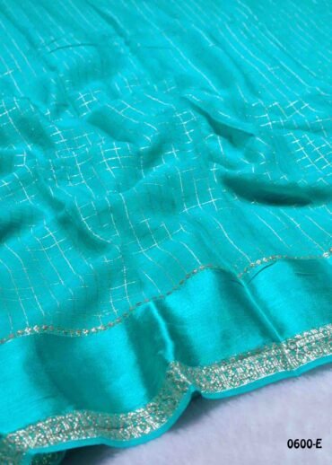 Nandhika -0600-E  Skyblue Color Trendy  Viscose Georgette Saree CM1449079 (LR3C)