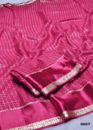 Nandhika -0600-F  Pink Color Trendy  Viscose Georgette Saree CM1449079 (LR3C)