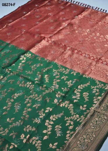 Karunya-08274-F  Green Color Excellent  Banaras Saree CM1455264 (LR1D)