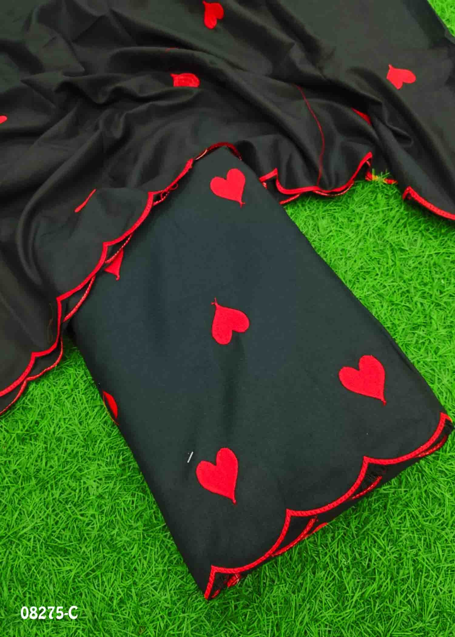 Shravanika - 08275-C Black Color Excellent Rayon Salwar Material CM1455445 (LR6C)
