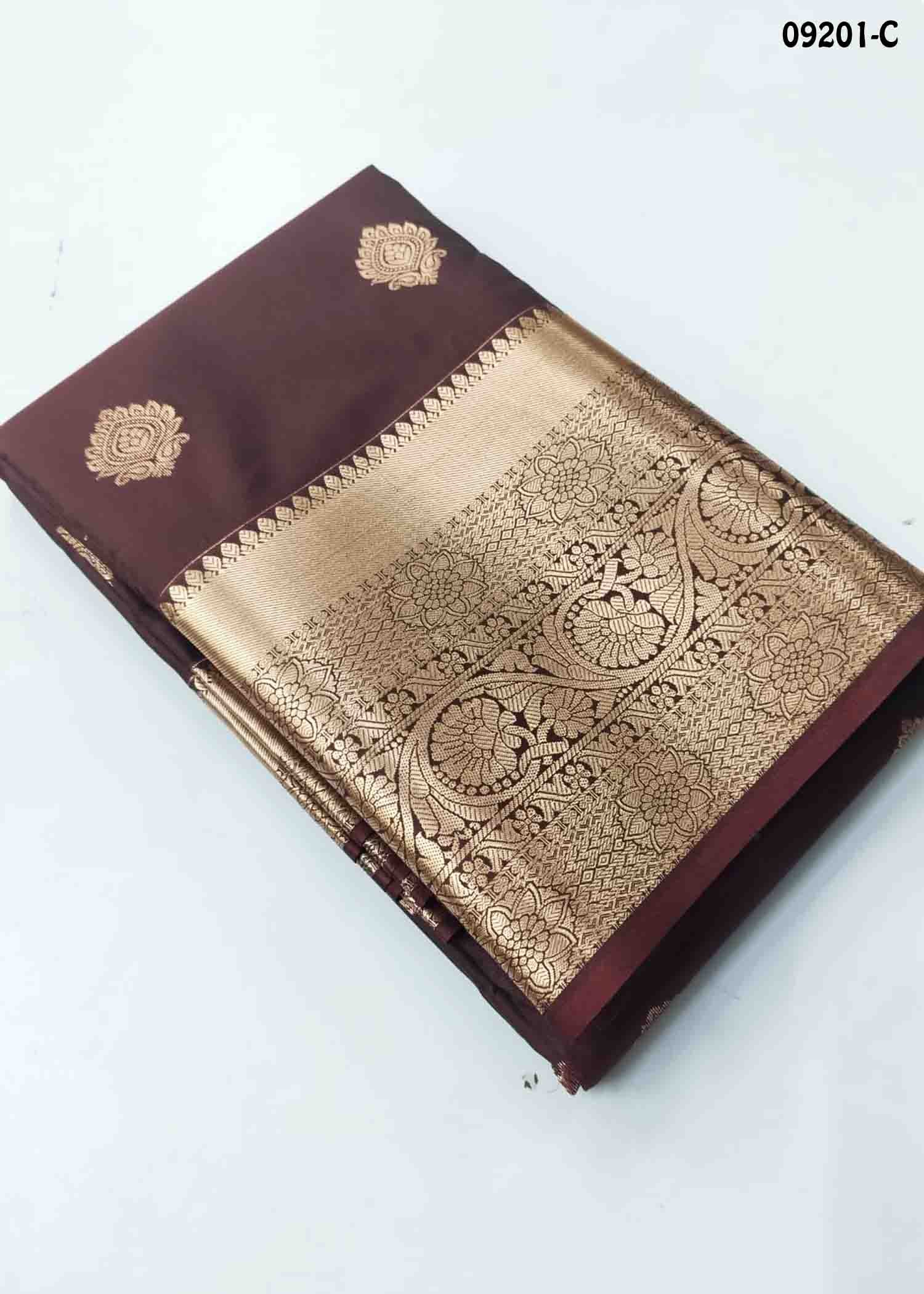 Nishanthika-09201-C DarkMaroon Color Traditional Semi-Pattu Saree CM1460289 (LR1C)
