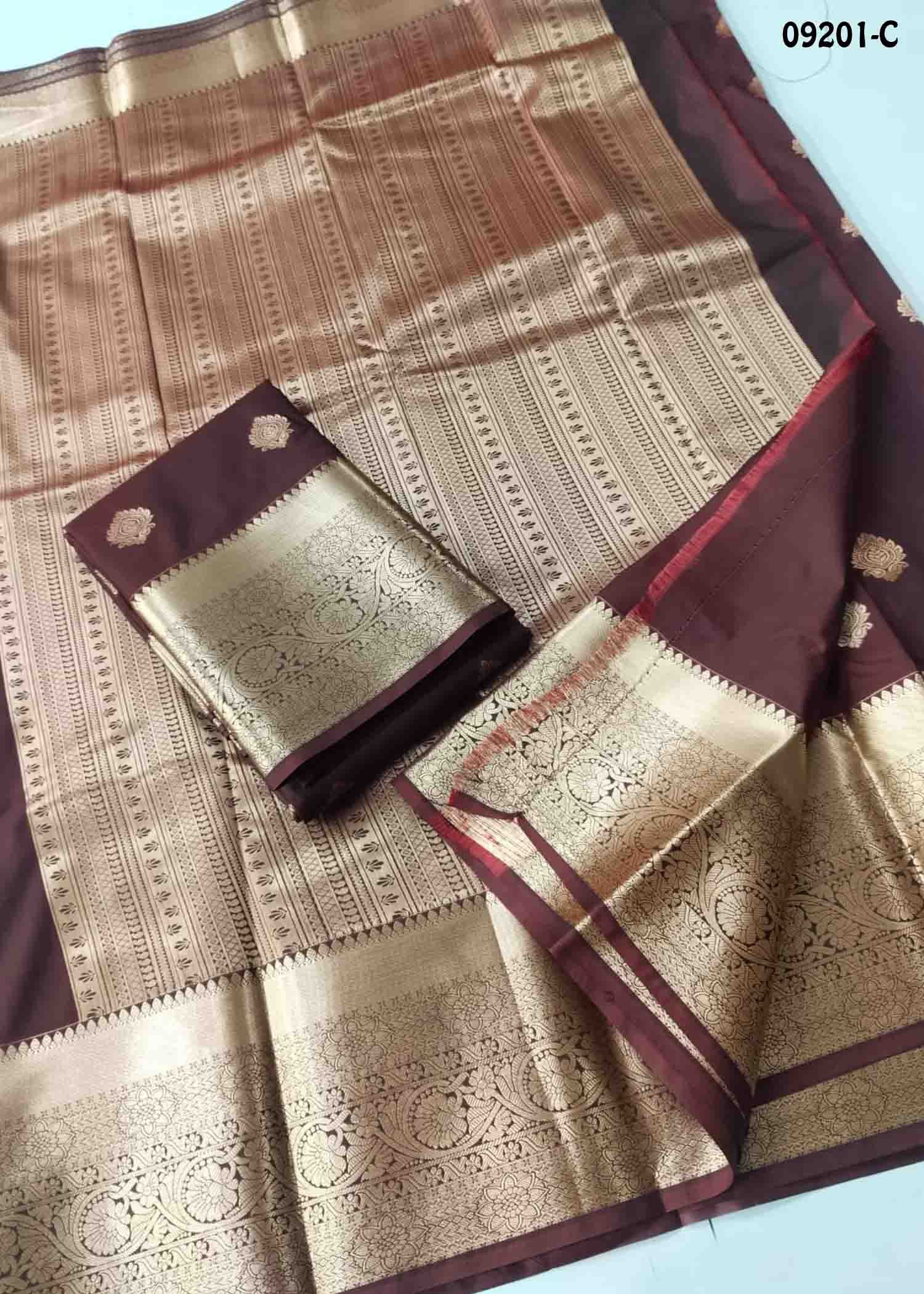 Nishanthika-09201-C DarkMaroon Color Traditional Semi-Pattu Saree CM1460289 (LR1C)