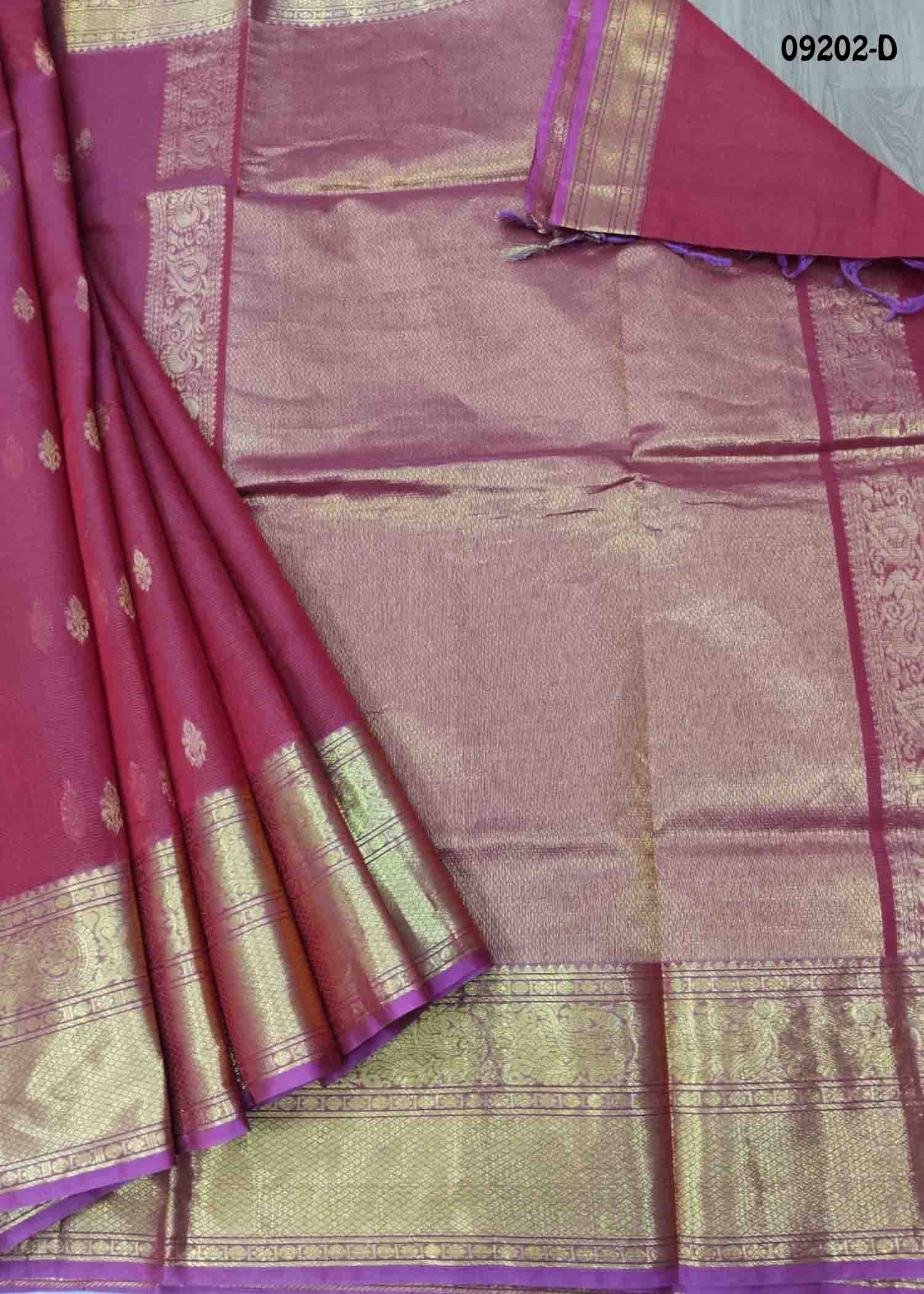 Taanvika-09202-D Magenta Color Traditional Chanderi Cotton Saree CM1448276 (LR1B)