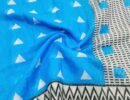Aadhya-09205-I  SkyBlue Color Excellent  Linen Cotton Saree CM1449302 (LR1D)