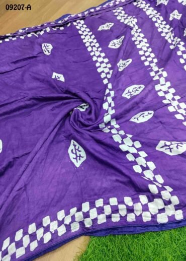 Veda-09207-A  Violet Color Trendy  Fancy Cotton Saree CM1454048 (LR1C)
