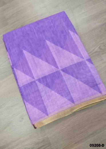 Karthiga -09208-D  Lavender Color Excellent Linen Saree CM1441614 (RR4C)