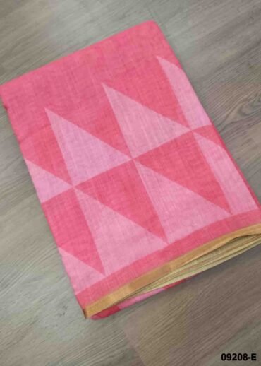 Karthiga -09208-E  Peach Color Excellent Linen Saree CM1441614 (RR4C)