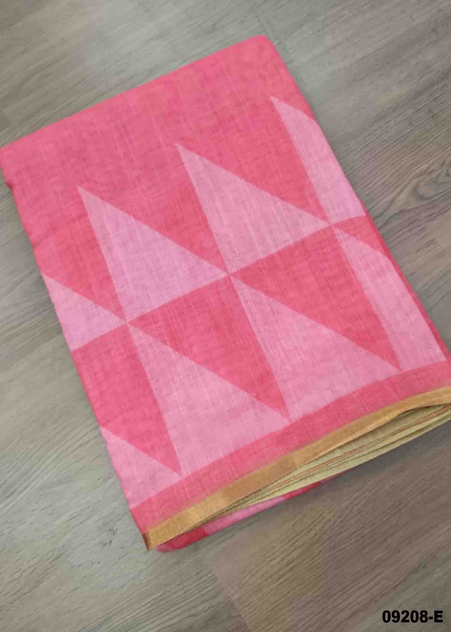 Karthiga -09208-E Peach Color Excellent Linen Saree CM1441614 (RR4C)