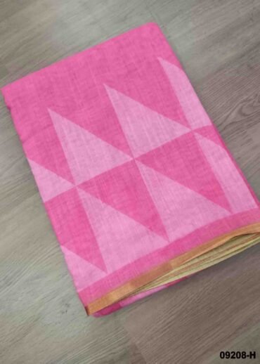 Karthiga -09208-H  Pink Color Excellent Linen Saree CM1441614 (RR4C)
