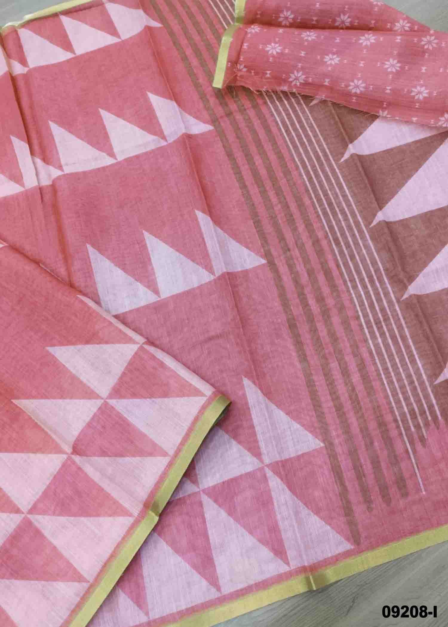 Karthiga -09208-I DesireRed Color Excellent Linen Saree CM1441614 (RR4C)