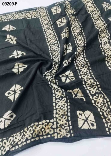 Vandana-09209-F  Black Color Trendy  Fancy Cotton Saree CM1454048 (LR1C)