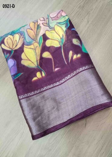 Mathi -0921-D  Purple Color Trendy Dola Silk Saree CM1468312 (RR2E)