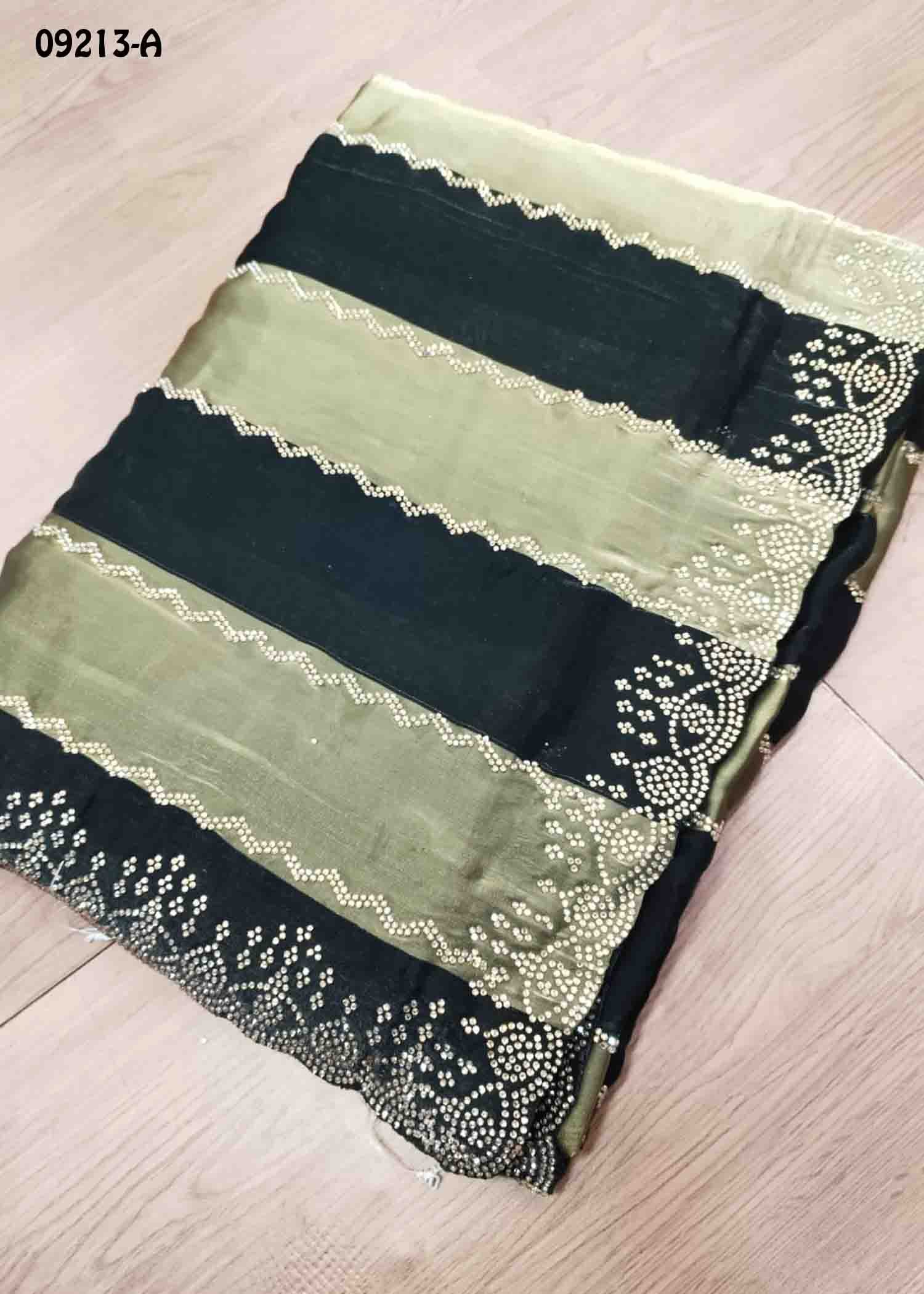 Yashika - 09213-A Green Color Trendy Space Silk Saree CM1460493 (LR1C)
