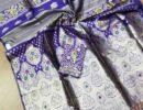 Vinaya - 09214-D  Violet Color Tissue Moonga Georgette Saree CM1455246 (LR4C)