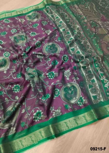 Srinithya -09215-F  Purple Color Excellent Dola Silk  Saree CM1460602 (RR4C)