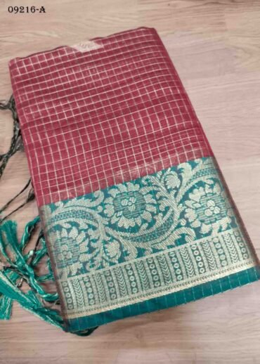 Ananya - 09216-A  Maroon Color Excellent Chanderi Silk Saree CM1440639 (LR2C)
