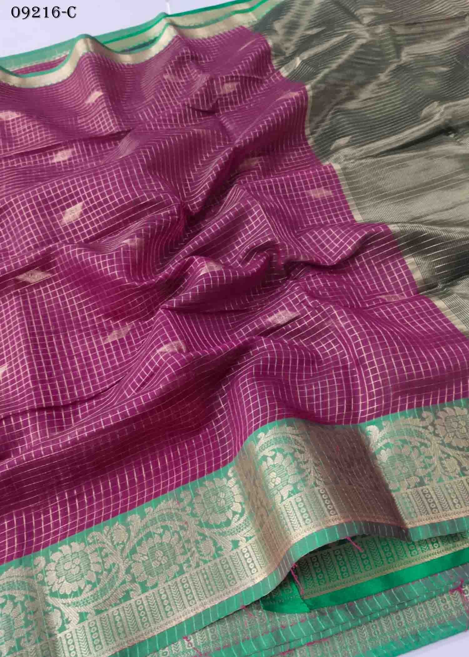 Ananya - 09216-C Magenta Color Excellent Chanderi Silk Saree CM1440639 (LR2C)