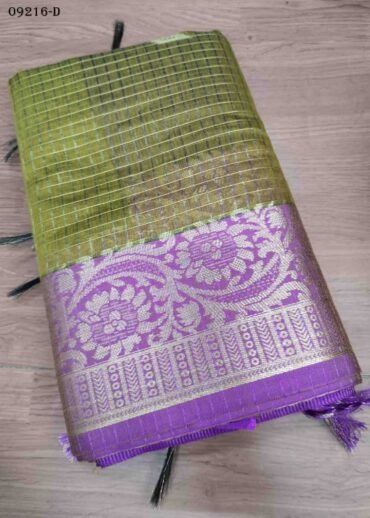 Ananya - 09216-D  Green Color Excellent Chanderi Silk Saree CM1440639 (LR2C)