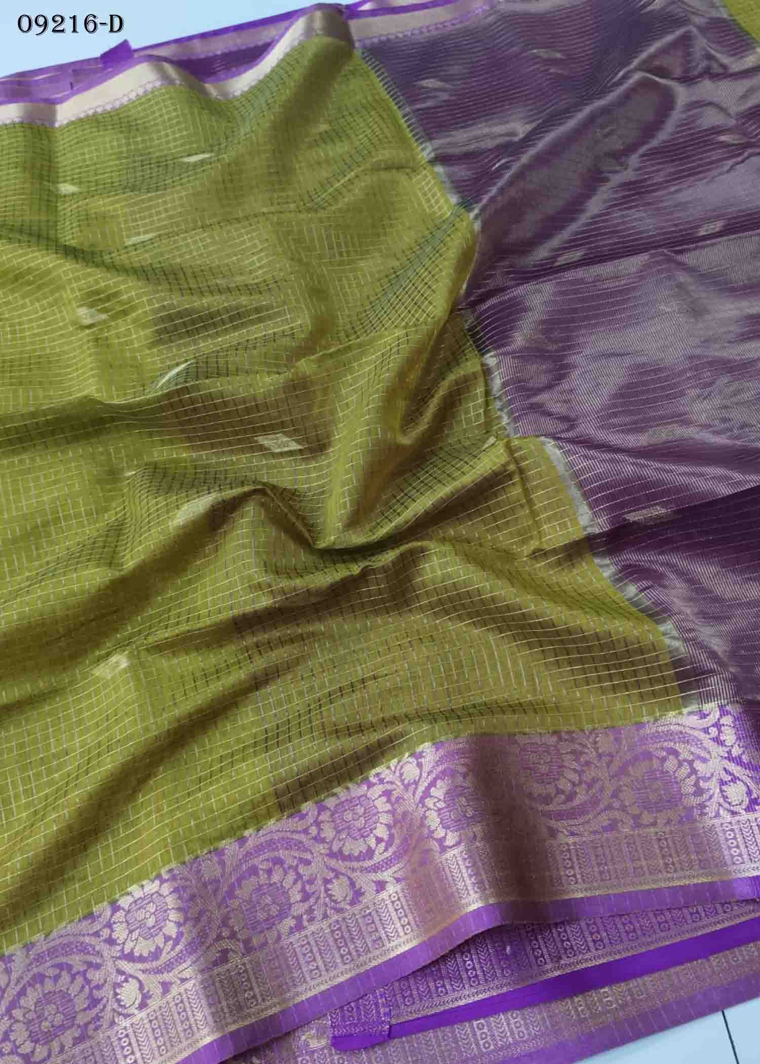 Ananya - 09216-D Green Color Excellent Chanderi Silk Saree CM1440639 (LR2C)