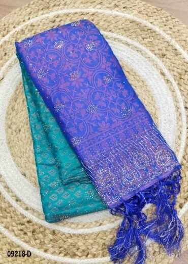Jyoshitha -09218-D  PineGreen Color Traditional Soft Silk Saree CM1455274 (RR4D)