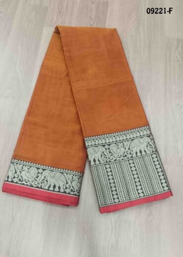 Mageshwari - 09221-F  Brown Color Excellent VG Cotton Saree CM1421498 (LR2D)